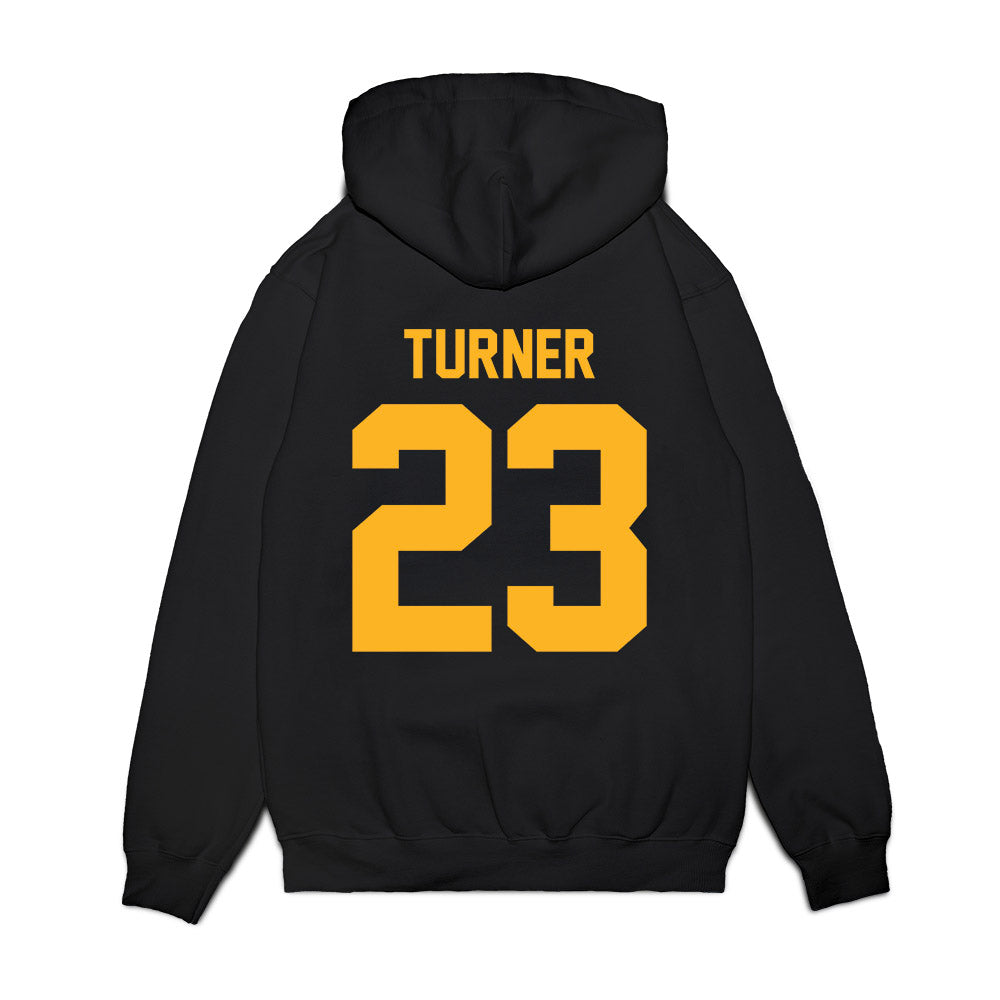 Baylor - NCAA Football : Michael Turner - Vintage Helmet Premium Hooded Sweatshirt-1