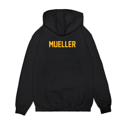 Baylor - NCAA Football : Bronson Mueller - Vintage Helmet Premium Hooded Sweatshirt-1
