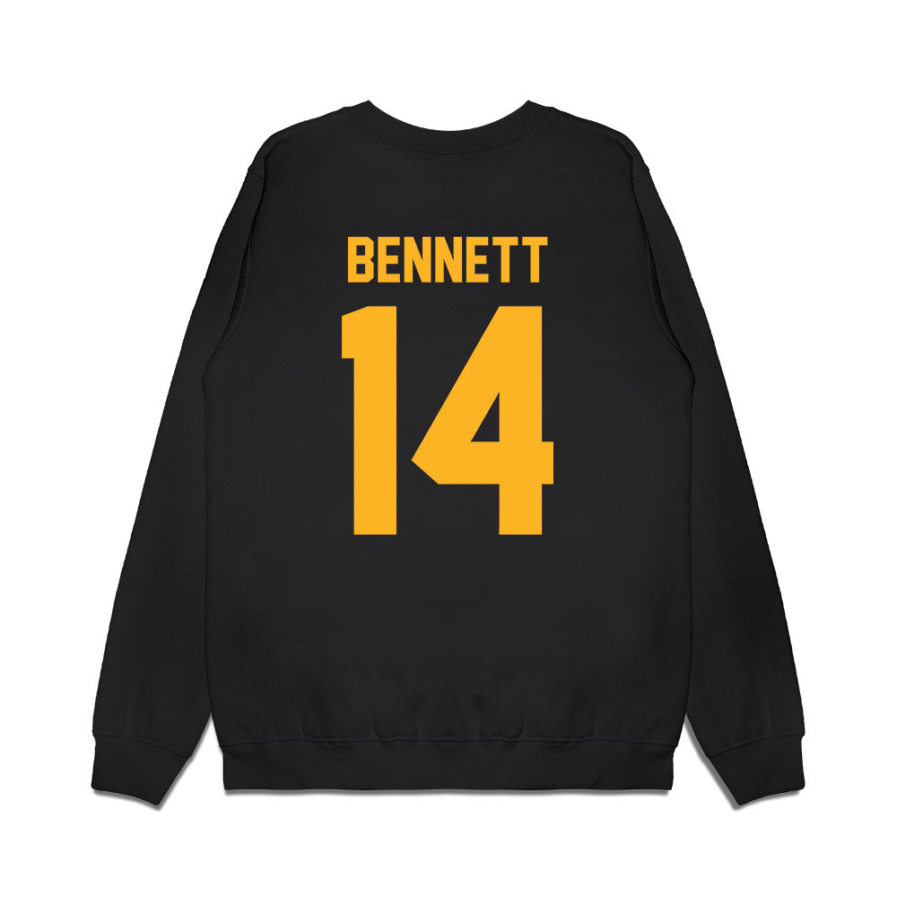 Baylor - NCAA Football : Nate Bennett - Vintage Helmet Premium Crewneck Sweatshirt-1