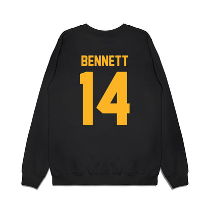 Baylor - NCAA Football : Nate Bennett - Vintage Helmet Premium Crewneck Sweatshirt-1