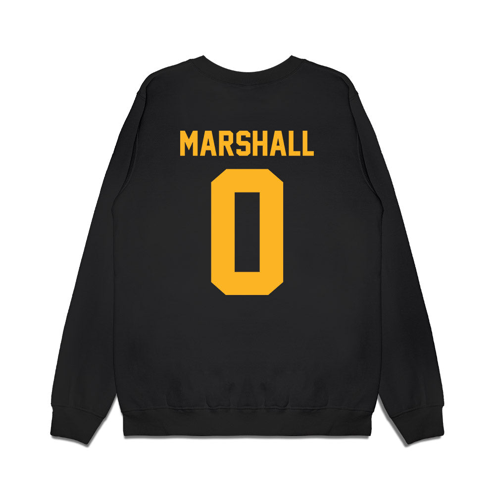 Baylor - NCAA Football : Jackie Marshall - Vintage Helmet Premium Crewneck Sweatshirt-1