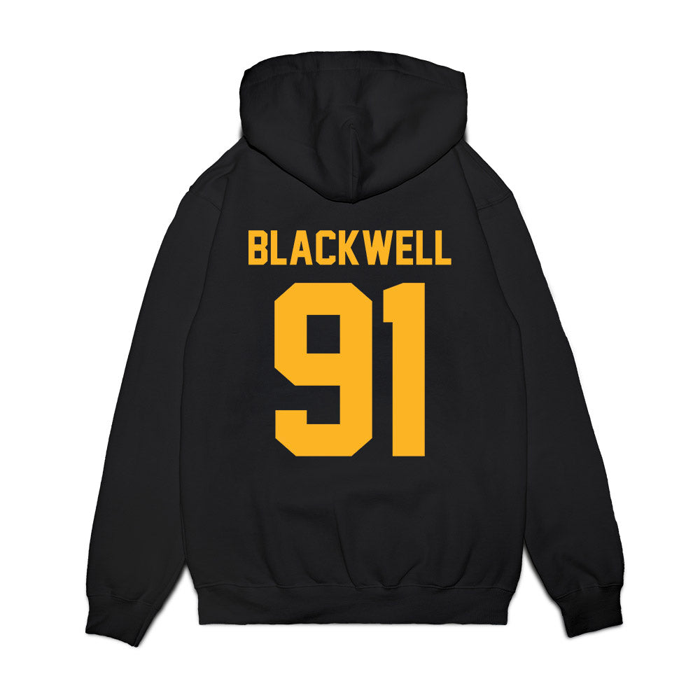 Baylor - NCAA Football : Jackson Blackwell - Vintage Helmet Premium Hooded Sweatshirt-1