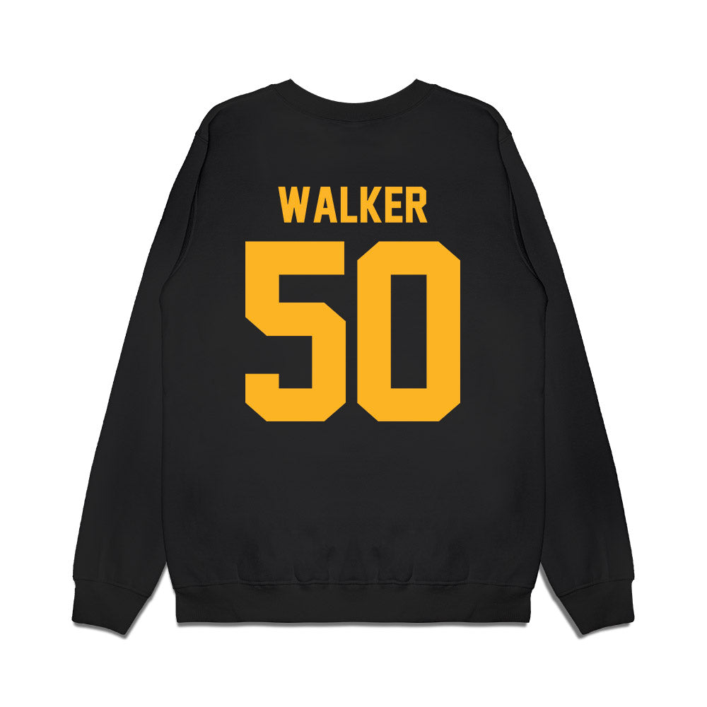 Baylor - NCAA Football : Kedrick Walker - Vintage Helmet Premium Crewneck Sweatshirt-1
