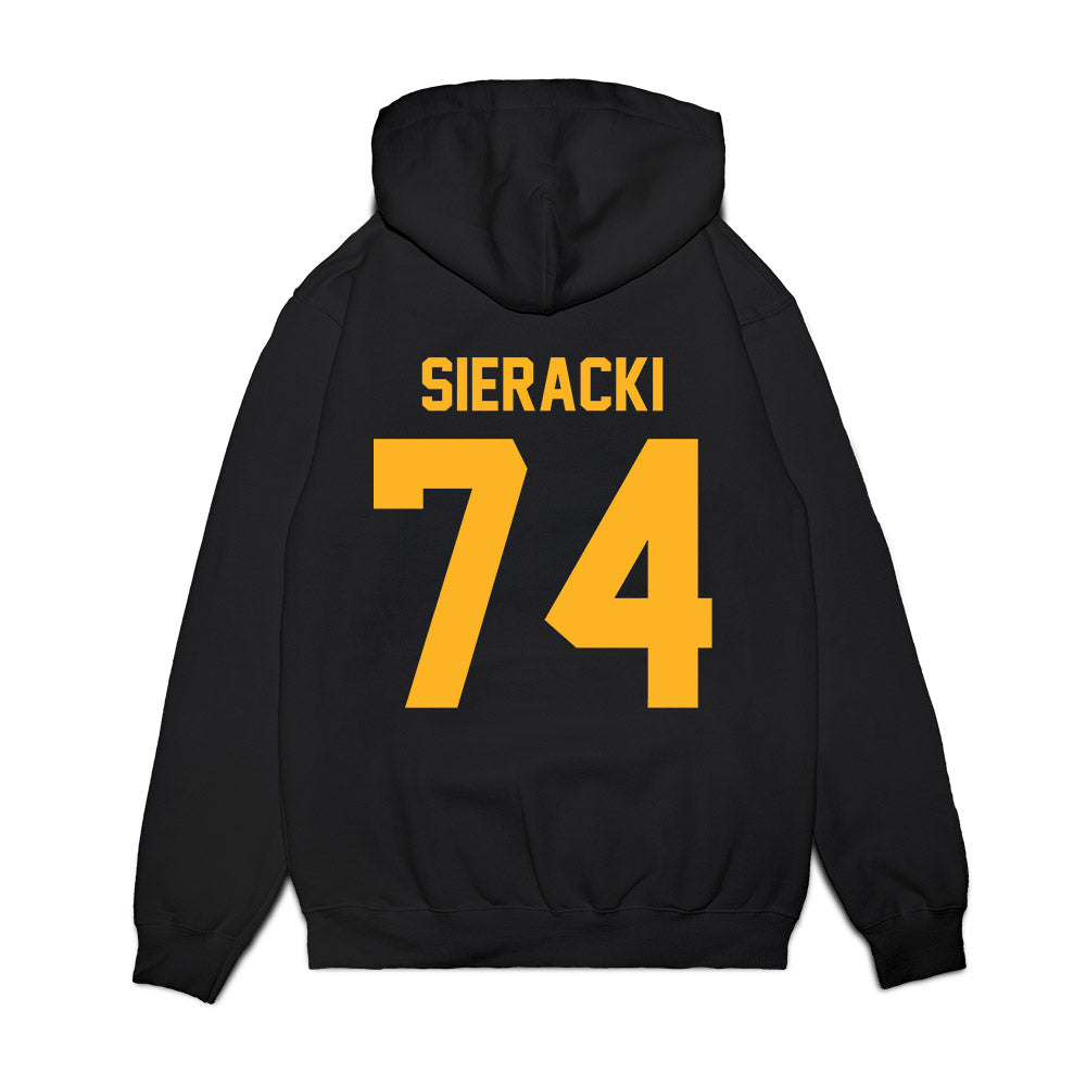 Baylor - NCAA Football : kaden sieracki - Vintage Helmet Premium Hooded Sweatshirt-1