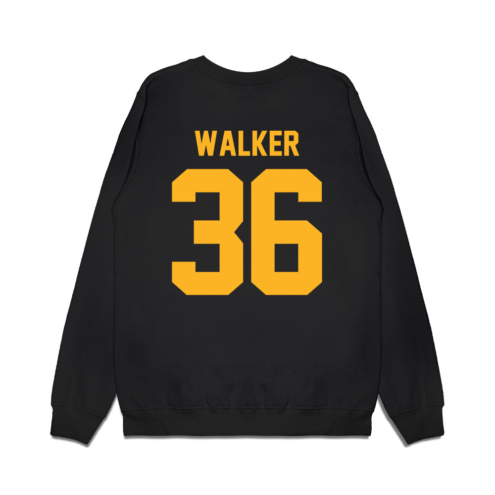Baylor - NCAA Football : Kedrick Walker - Vintage Helmet Premium Crewneck Sweatshirt-1