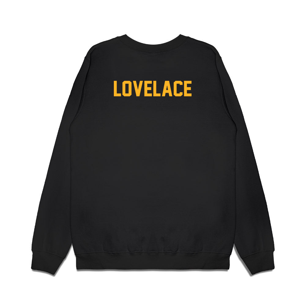 Baylor - NCAA Football : Cooper Lovelace - Vintage Helmet Premium Crewneck Sweatshirt-1