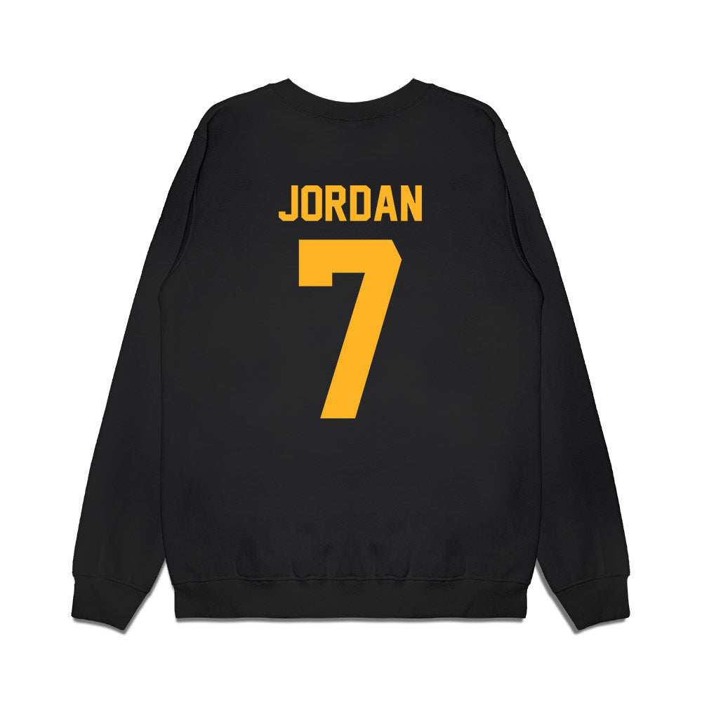 Baylor - NCAA Football : Devon Jordan - Vintage Helmet Premium Crewneck Sweatshirt-1