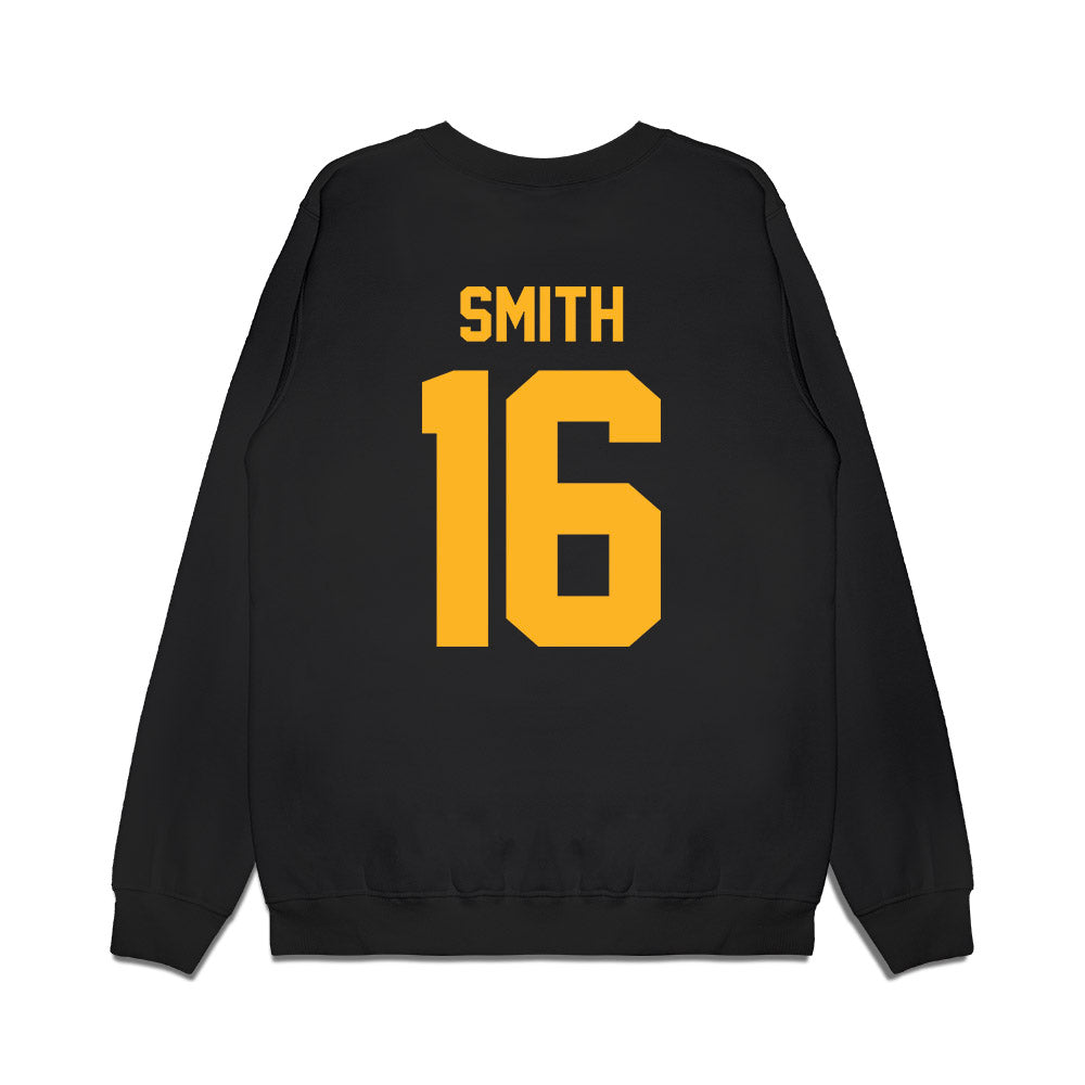 Baylor - NCAA Football : London Smith - Vintage Helmet Premium Crewneck Sweatshirt-1