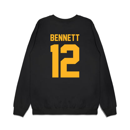 Baylor - NCAA Football : Nate Bennett - Vintage Helmet Premium Crewneck Sweatshirt-1