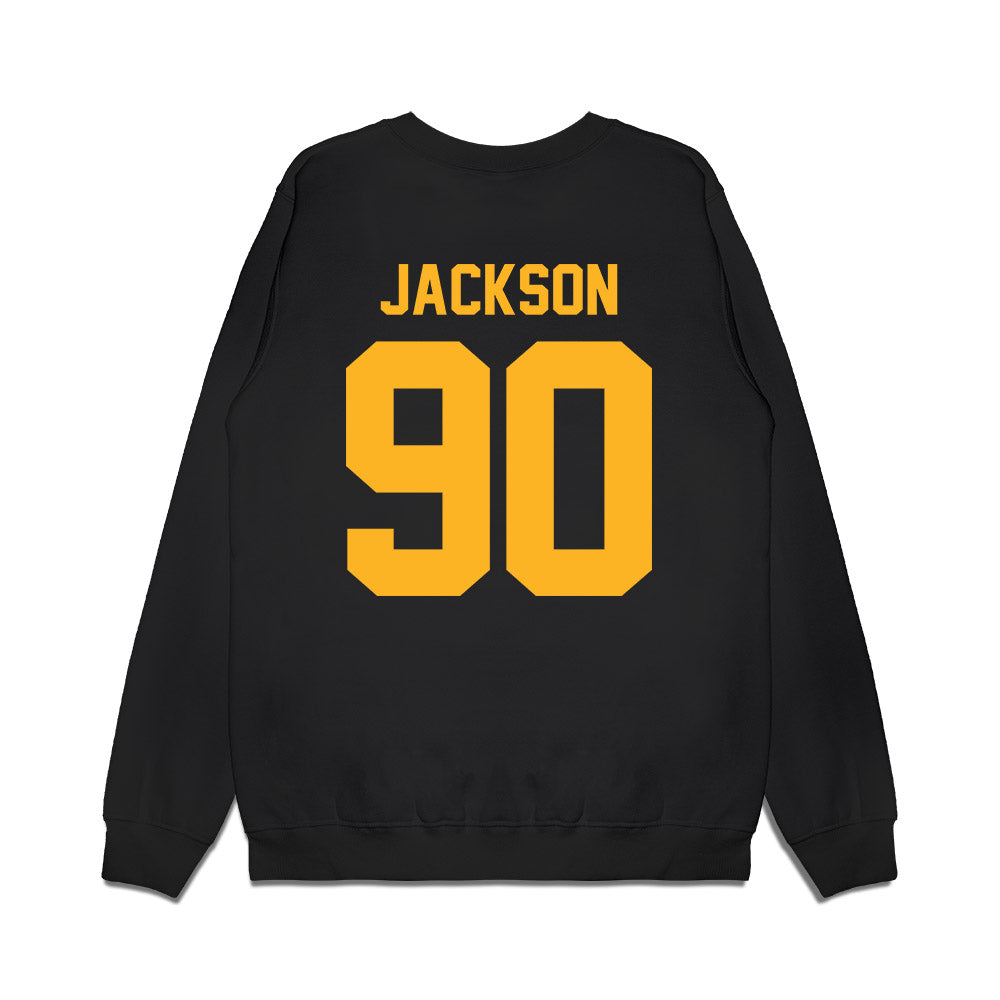 Baylor - NCAA Football : Braylen Jackson - Vintage Helmet Premium Crewneck Sweatshirt-1