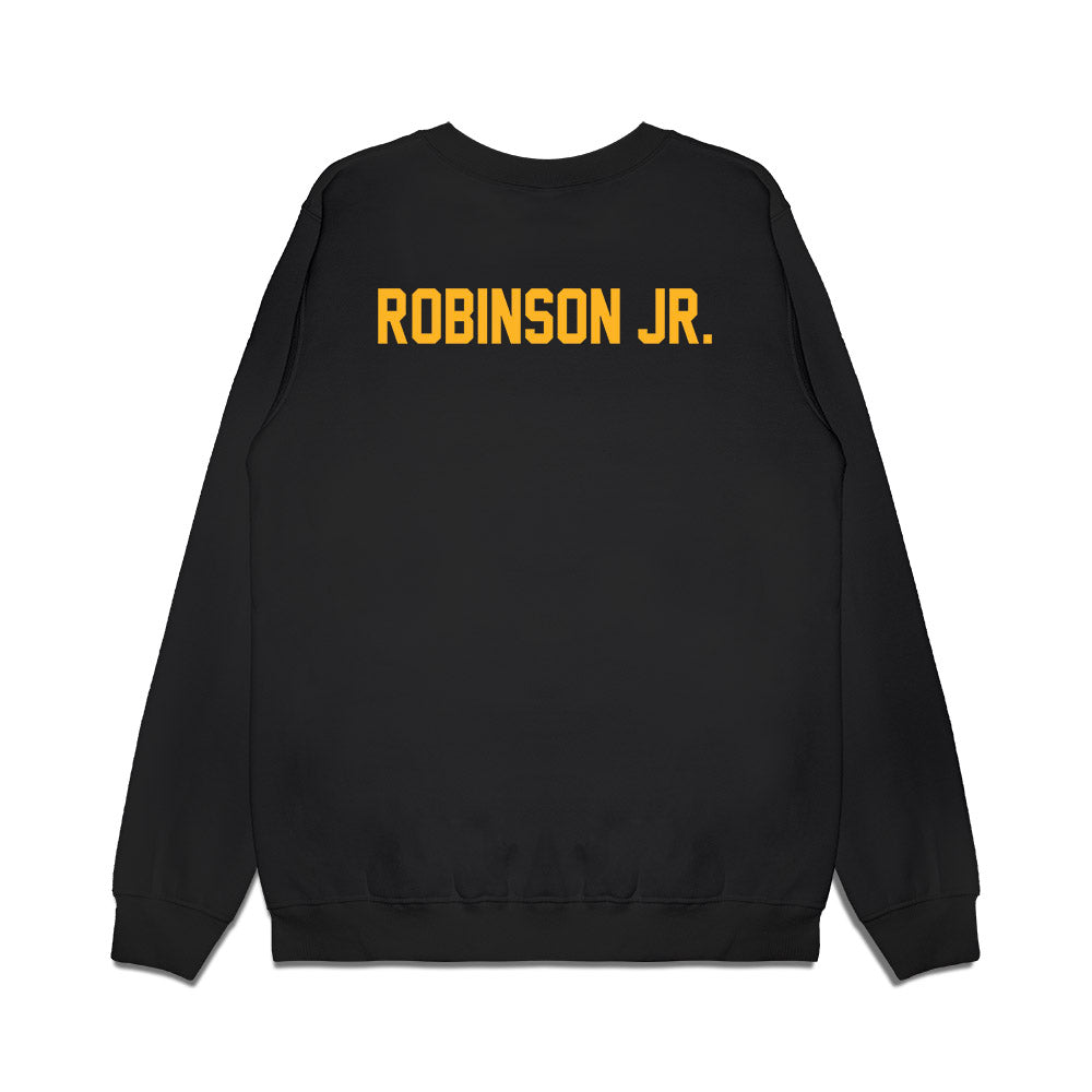 Baylor - NCAA Football : Donel Robinson Jr. - Vintage Helmet Premium Crewneck Sweatshirt-1