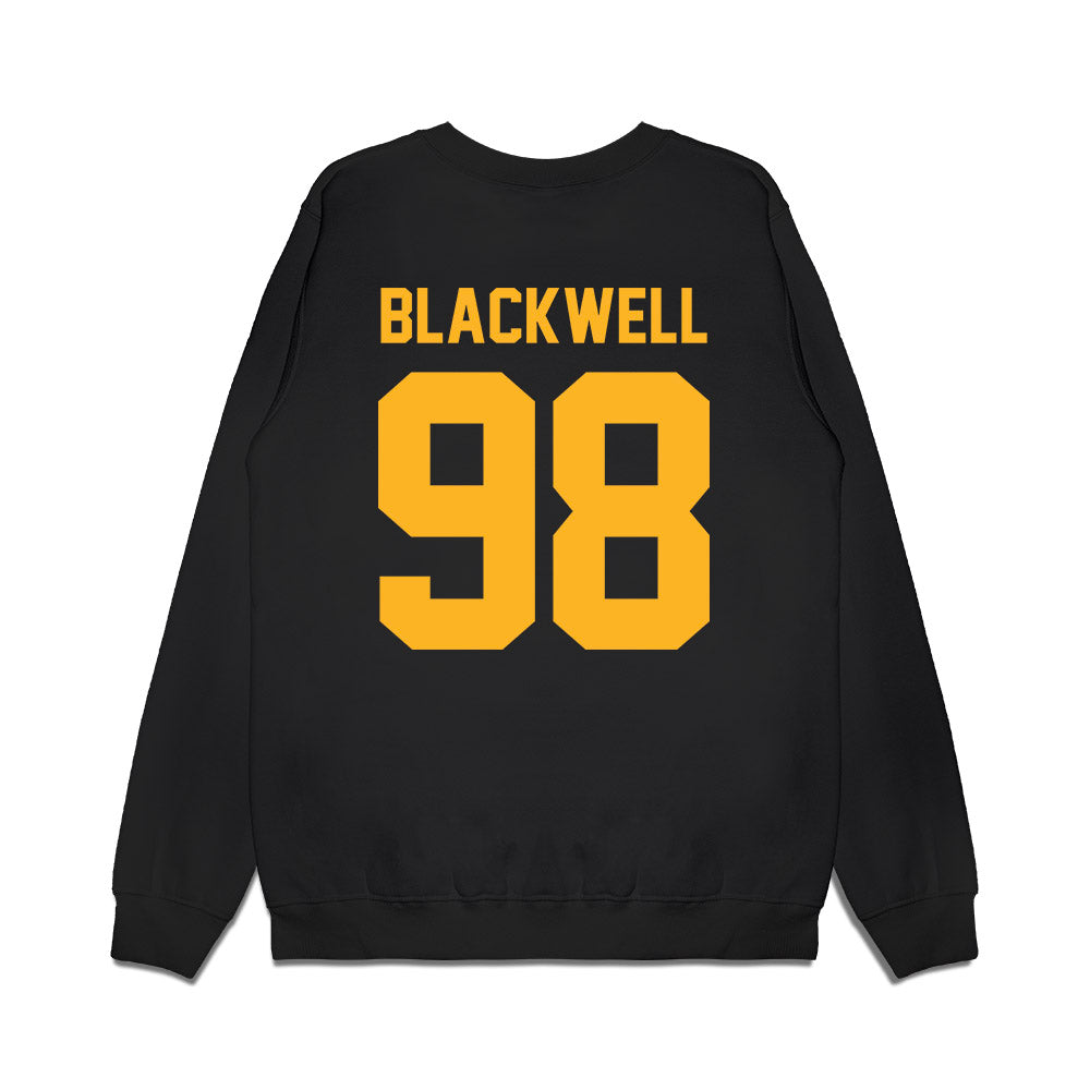 Baylor - NCAA Football : Jackson Blackwell - Vintage Helmet Premium Crewneck Sweatshirt-1