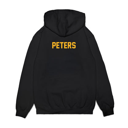 Baylor - NCAA Football : Davion Peters - Vintage Helmet Premium Hooded Sweatshirt-1