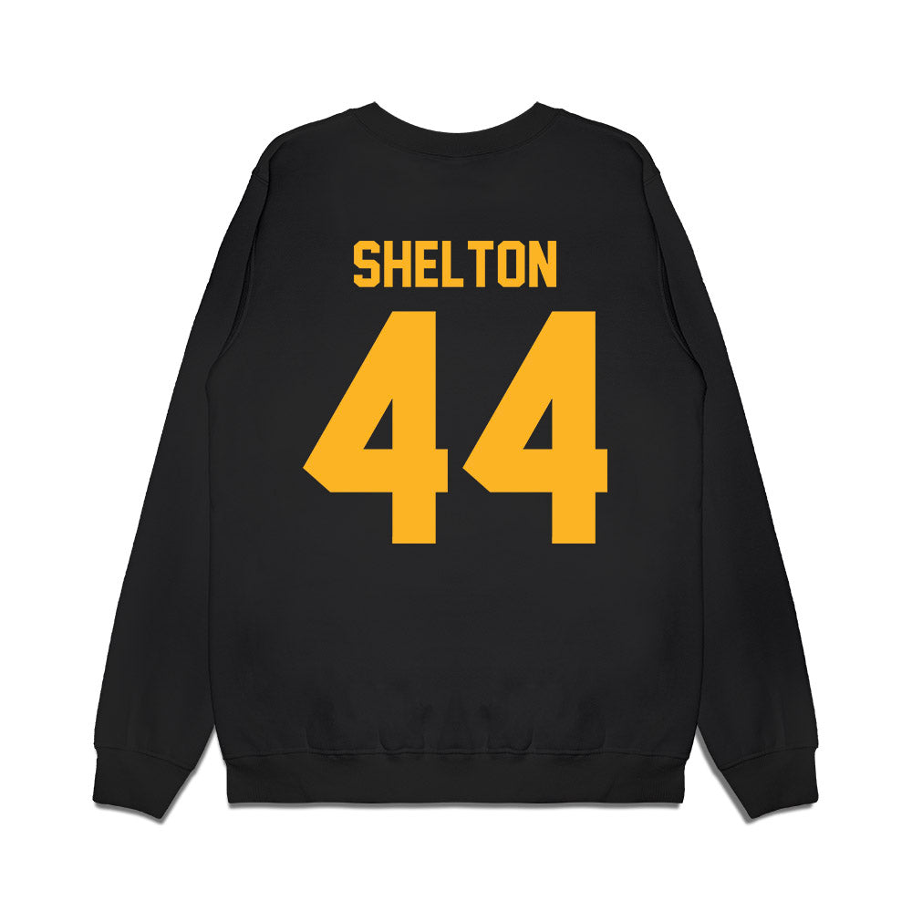 Baylor - NCAA Football : Jayden Shelton - Vintage Helmet Premium Crewneck Sweatshirt-1