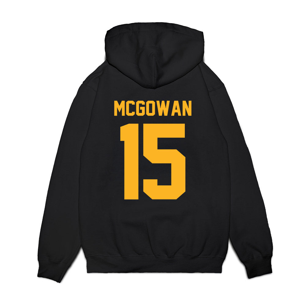 Baylor - NCAA Football : Jayden Mcgowan - Vintage Helmet Premium Hooded Sweatshirt-1