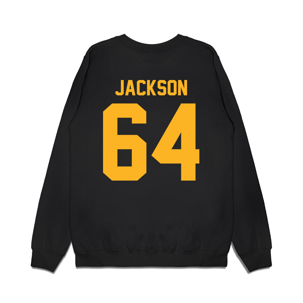 Baylor - NCAA Football : Braylen Jackson - Vintage Helmet Premium Crewneck Sweatshirt-1