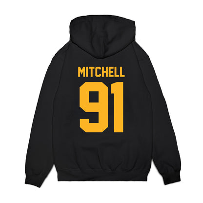 Baylor - NCAA Football : Traevon Mitchell - Vintage Helmet Premium Hooded Sweatshirt-1