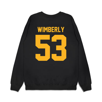 Baylor - NCAA Football : Daemian Wimberly - Vintage Helmet Premium Crewneck Sweatshirt-1