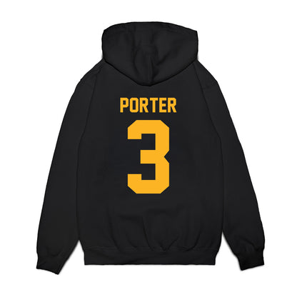 Baylor - NCAA Football : Jadon Porter - Vintage Helmet Premium Hooded Sweatshirt-1