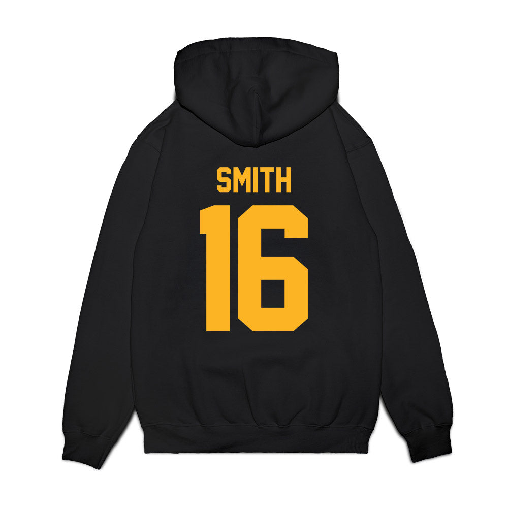 Baylor - NCAA Football : London Smith - Vintage Helmet Premium Hooded Sweatshirt-1