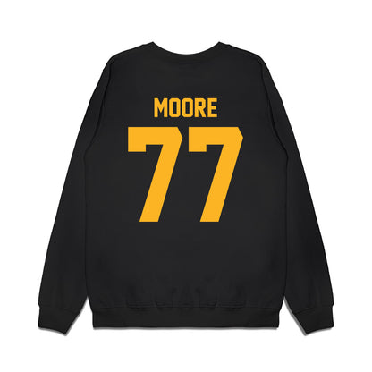 Baylor - NCAA Football : Logan Moore - Vintage Helmet Premium Crewneck Sweatshirt-1