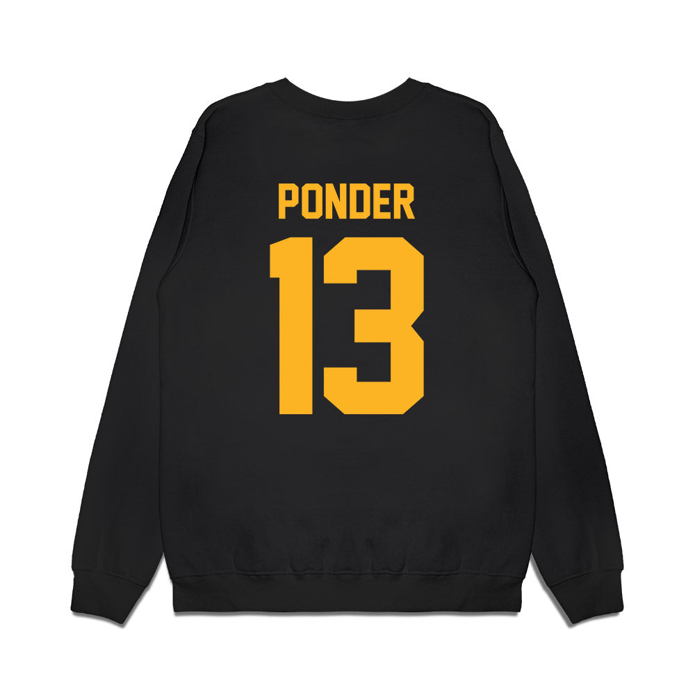 Baylor - NCAA Football : Garrick Ponder - Vintage Helmet Premium Crewneck Sweatshirt-1