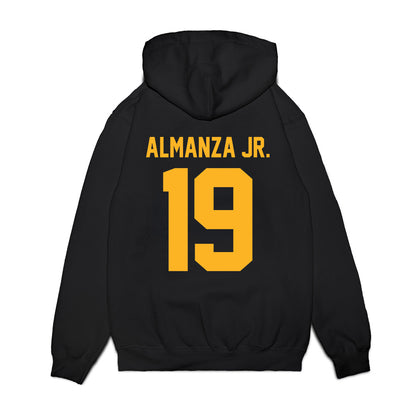 Baylor - NCAA Football : Leo Almanza Jr. - Vintage Helmet Premium Hooded Sweatshirt-1