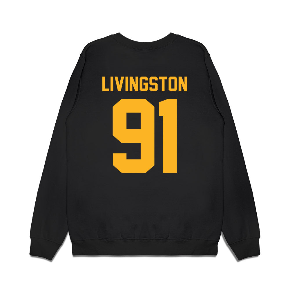 Baylor - NCAA Football : Tony Livingston - Vintage Helmet Premium Crewneck Sweatshirt-1
