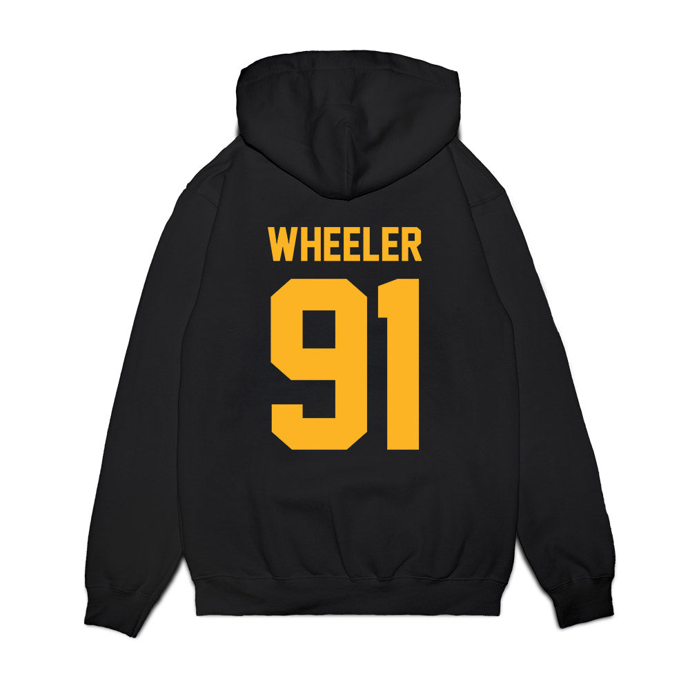 Baylor - NCAA Football : Hosea Wheeler - Vintage Helmet Premium Hooded Sweatshirt-1