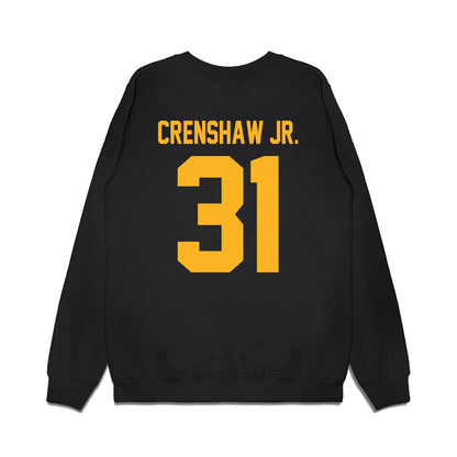 Baylor - NCAA Football : Anthony Crenshaw Jr. - Vintage Helmet Premium Crewneck Sweatshirt-1