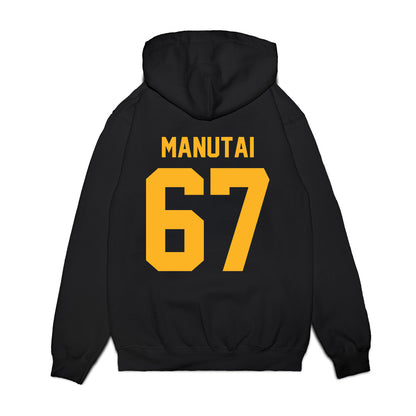 Baylor - NCAA Football : Aleki Manutai - Vintage Helmet Premium Hooded Sweatshirt-1