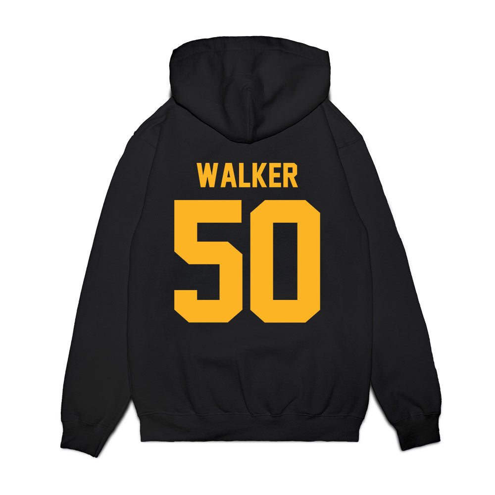 Baylor - NCAA Football : Kedrick Walker - Vintage Helmet Premium Hooded Sweatshirt-1