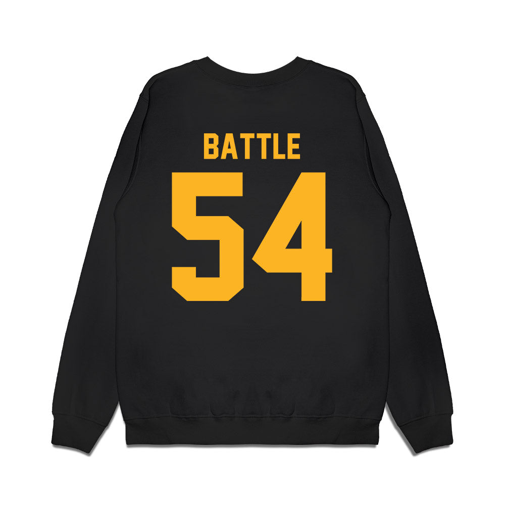 Baylor - NCAA Football : Jaelin Battle - Vintage Helmet Premium Crewneck Sweatshirt-1
