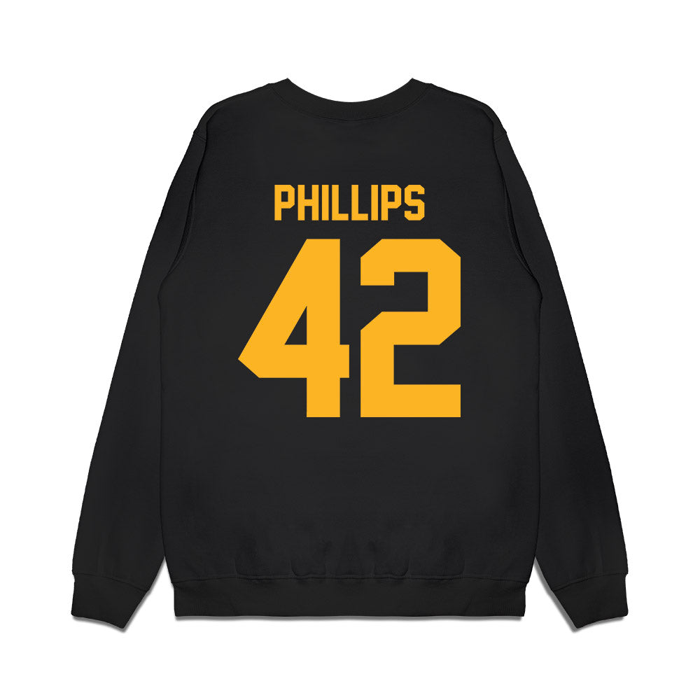 Baylor - NCAA Football : Jamarion Phillips - Vintage Helmet Premium Crewneck Sweatshirt-1