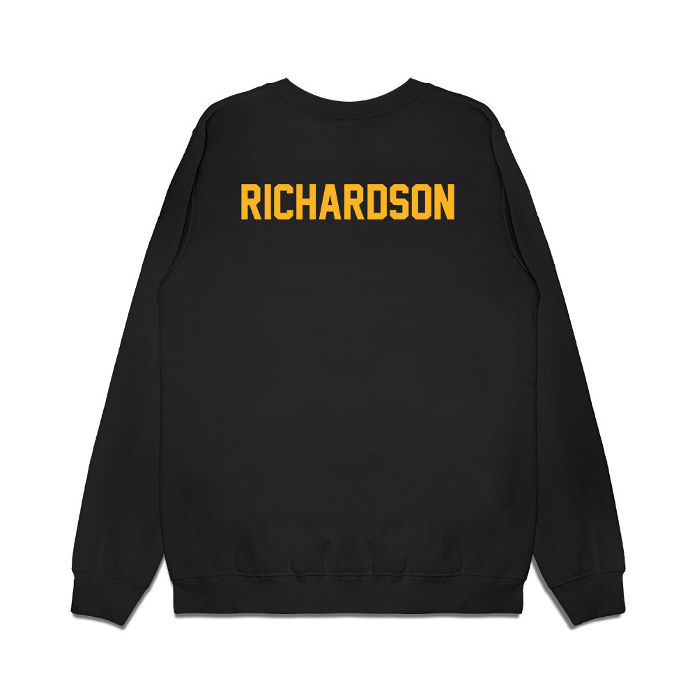 Baylor - NCAA Football : Jamarion Richardson - Vintage Helmet Premium Crewneck Sweatshirt-1