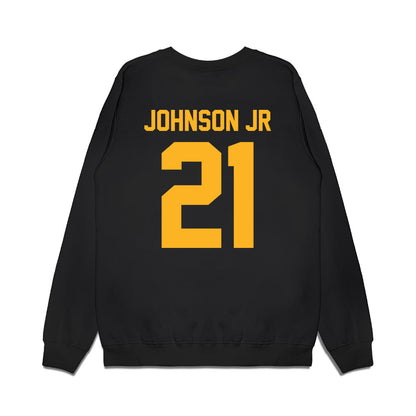 Baylor - NCAA Football : michael johnson jr - Vintage Helmet Premium Crewneck Sweatshirt-1