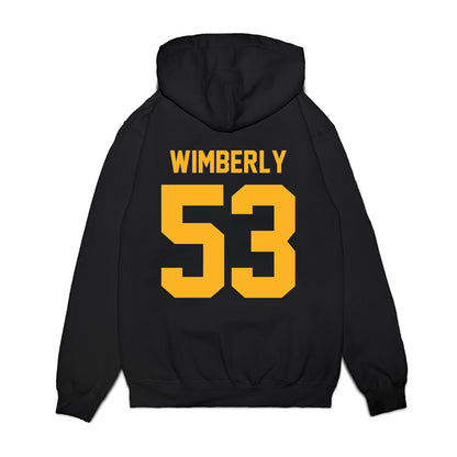 Baylor - NCAA Football : Daemian Wimberly - Vintage Helmet Premium Hooded Sweatshirt-1