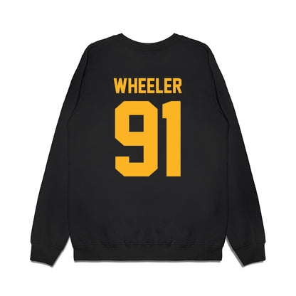 Baylor - NCAA Football : Hosea Wheeler - Vintage Helmet Premium Crewneck Sweatshirt-1