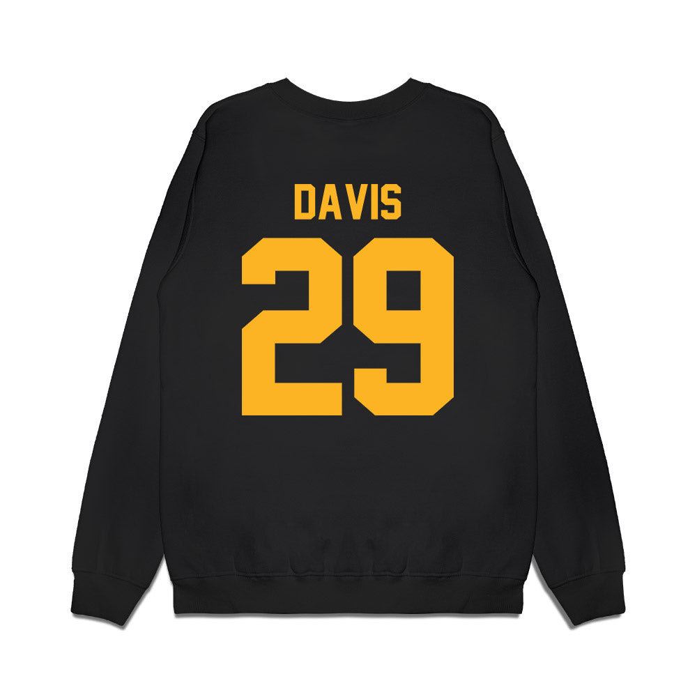 Baylor - NCAA Football : Jordan Davis - Vintage Helmet Premium Crewneck Sweatshirt-1