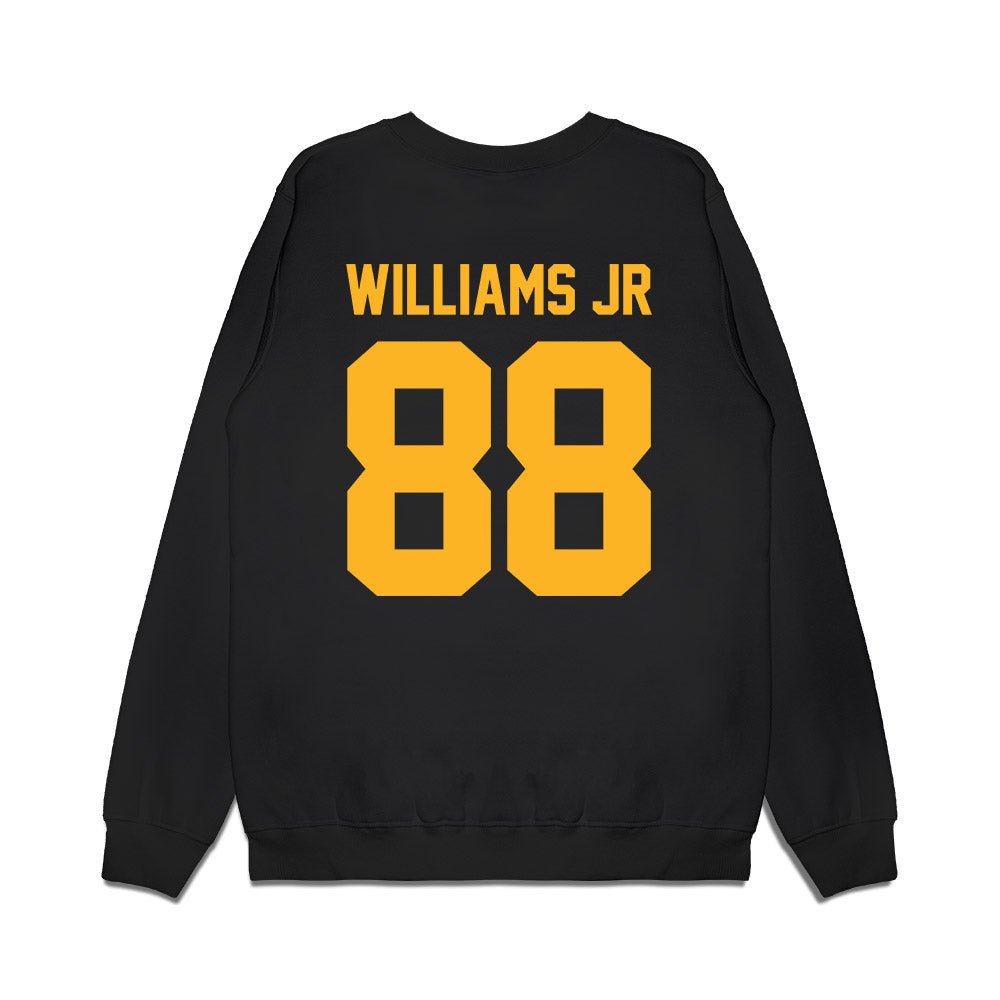 Baylor - NCAA Football : Taz Williams Jr - Vintage Helmet Premium Crewneck Sweatshirt-1