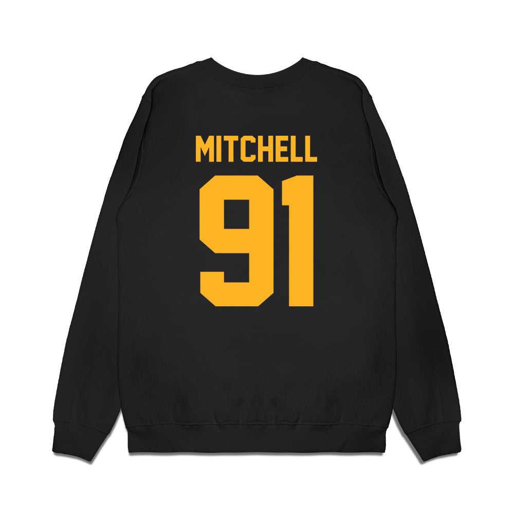 Baylor - NCAA Football : Traevon Mitchell - Vintage Helmet Premium Crewneck Sweatshirt-1