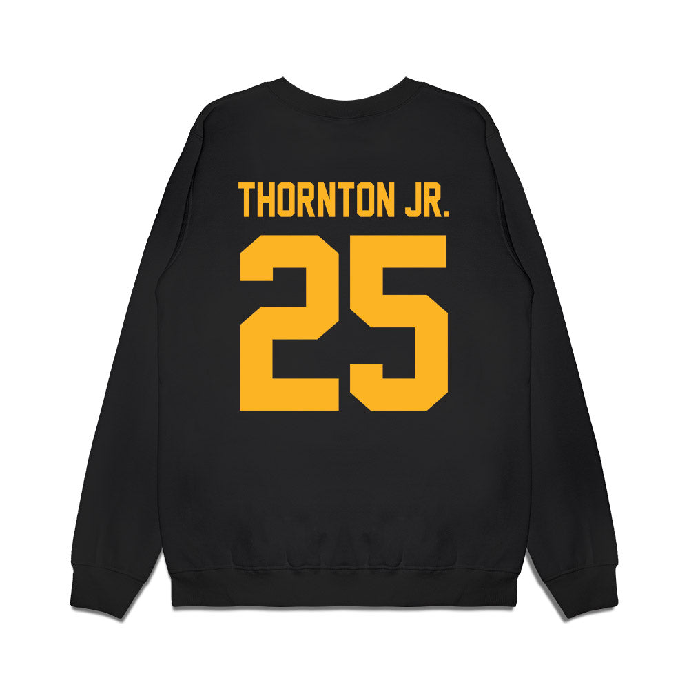 Baylor - NCAA Football : Levar Thornton Jr. - Vintage Helmet Premium Crewneck Sweatshirt-1