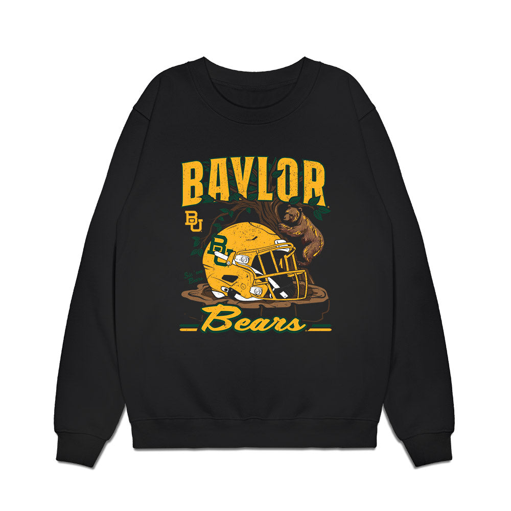 Baylor - NCAA Football : Yakiri Walker - Vintage Helmet Premium Crewneck Sweatshirt-0