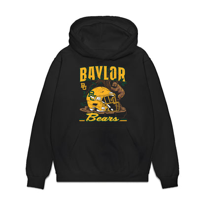 Baylor - NCAA Football : Cole Rhett - Vintage Helmet Premium Hooded Sweatshirt-0