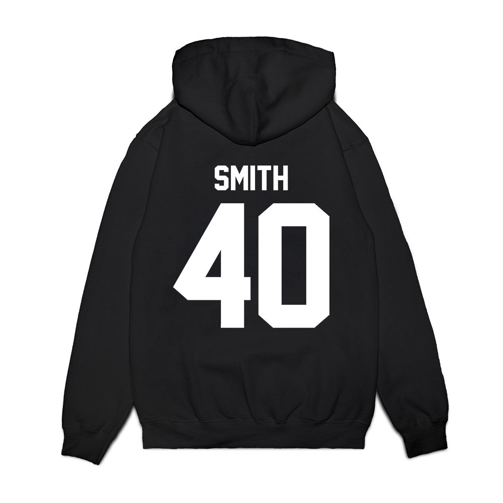 Texas Tech - NCAA Football : Wesley Smith - Vintage Helmet Premium Hooded Sweatshirt-1