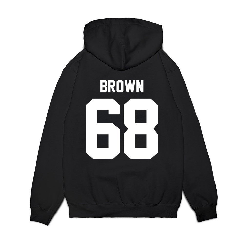 Texas Tech - NCAA Football : Ren Brown - Vintage Helmet Premium Hooded Sweatshirt-1