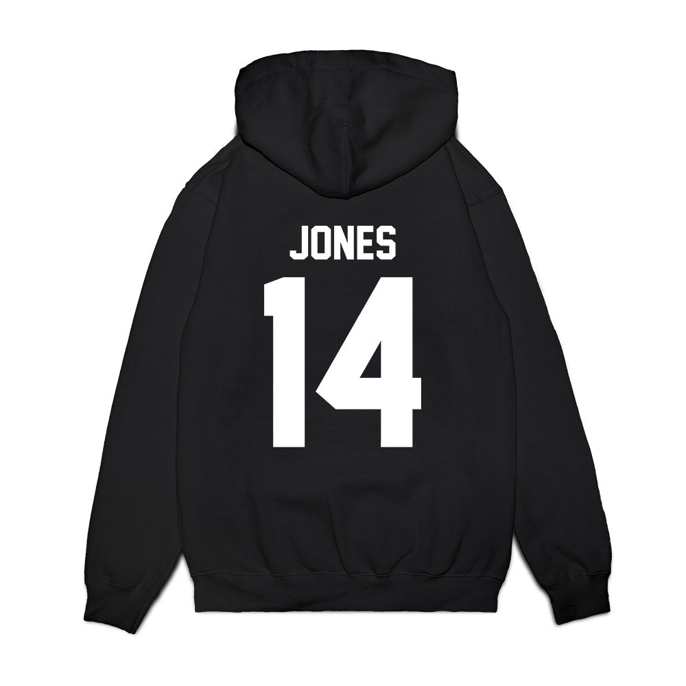 Texas Tech - NCAA Football : Bryson Jones - Vintage Helmet Premium Hooded Sweatshirt-1