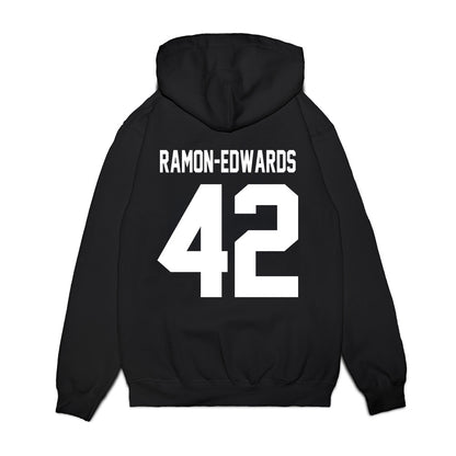 Texas Tech - NCAA Football : Marcus Ramon-Edwards - Vintage Helmet Premium Hooded Sweatshirt-1