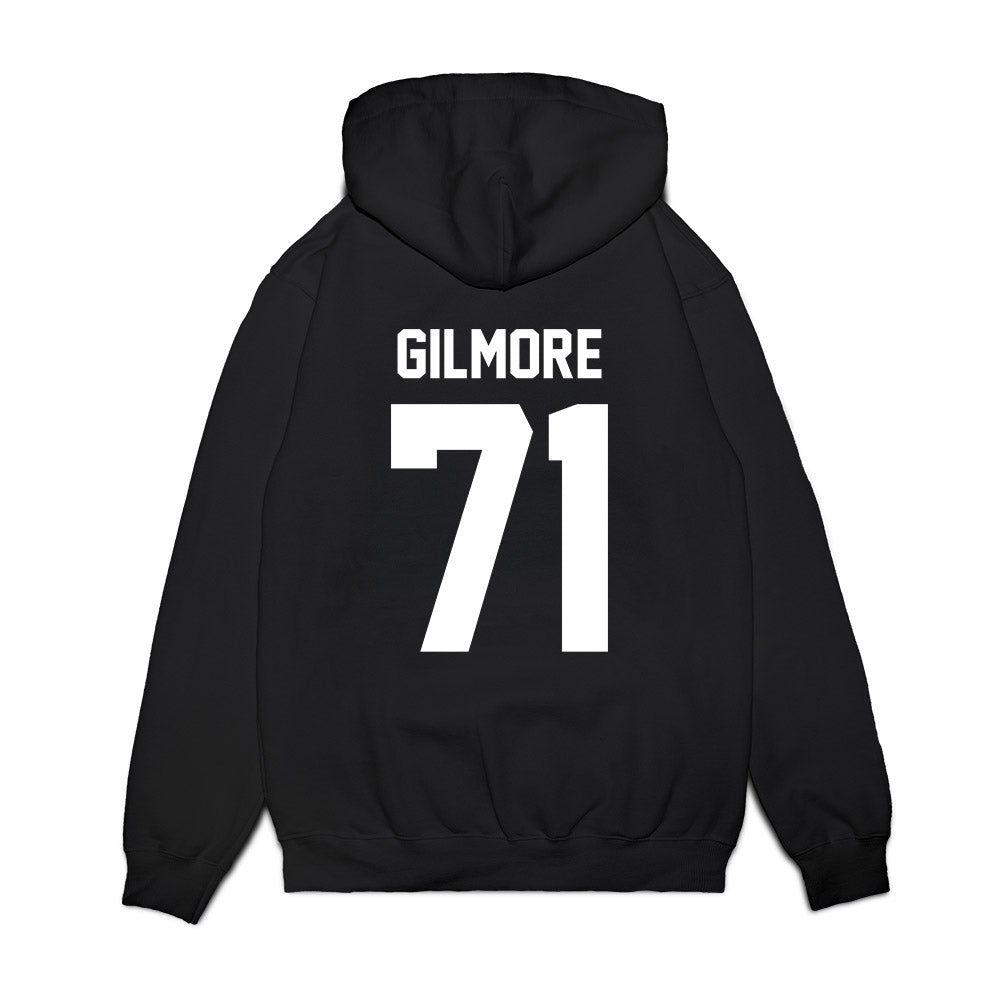 Texas Tech - NCAA Football : Bryce Gilmore - Vintage Helmet Premium Hooded Sweatshirt-1