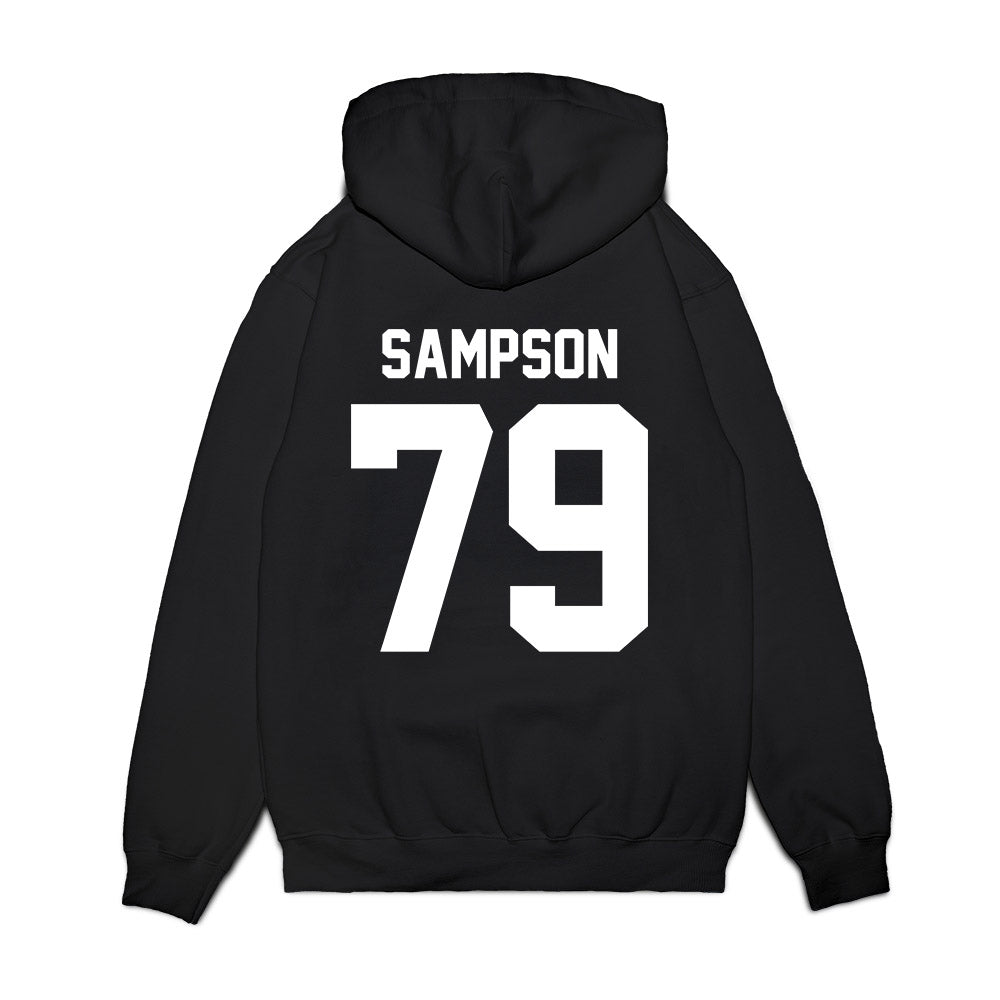 Texas Tech - NCAA Football : Howard Sampson - Vintage Helmet Premium Hooded Sweatshirt-1